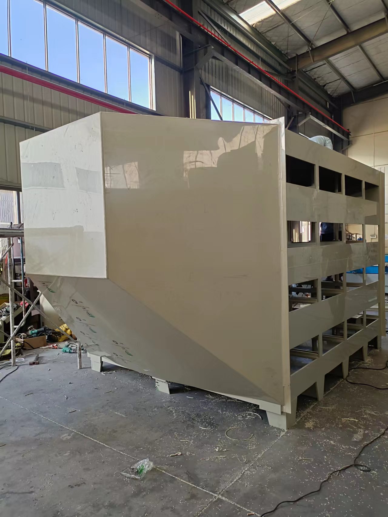 活性炭箱內(nèi)部情況